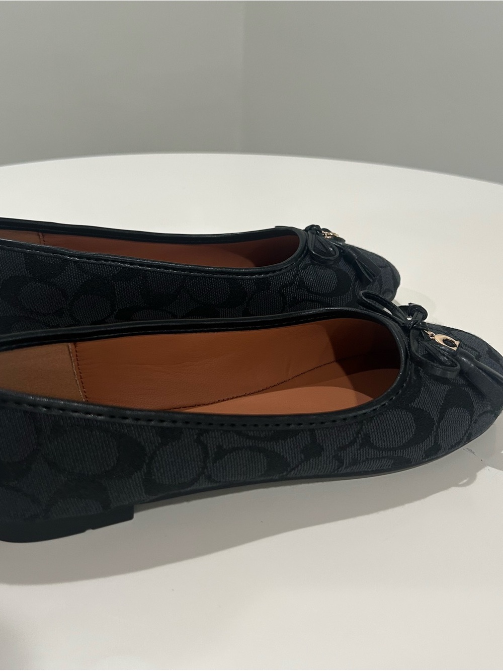 Black Coach Ballet Flats - Picture 5 of 6